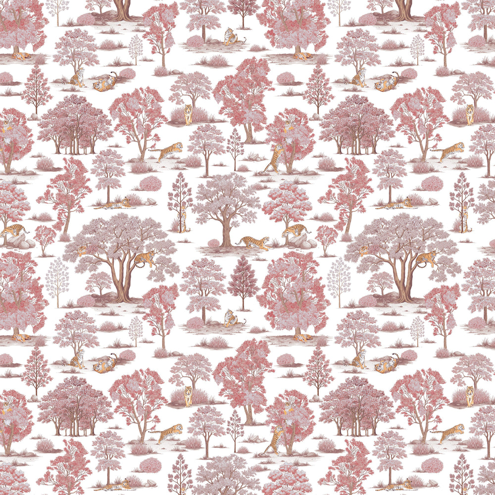 Tiger In The Woods - Candy Pink