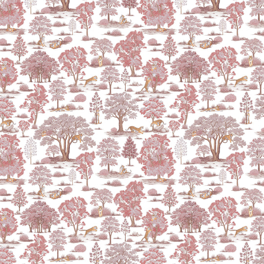 Tiger In The Woods - Candy Pink