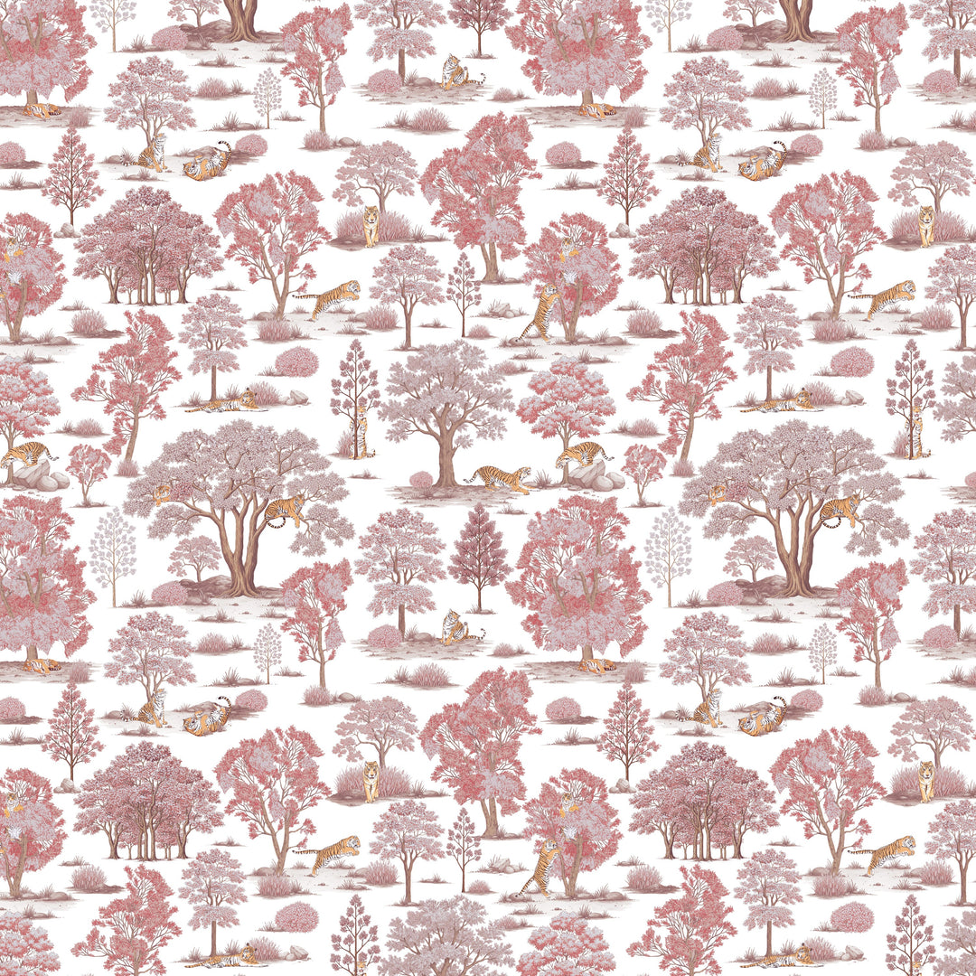 Tiger In The Woods - Candy Pink