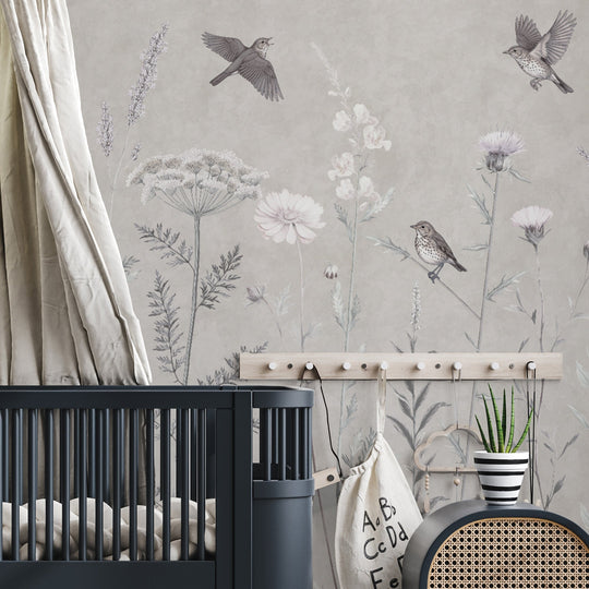Whimsical Garden in Silver