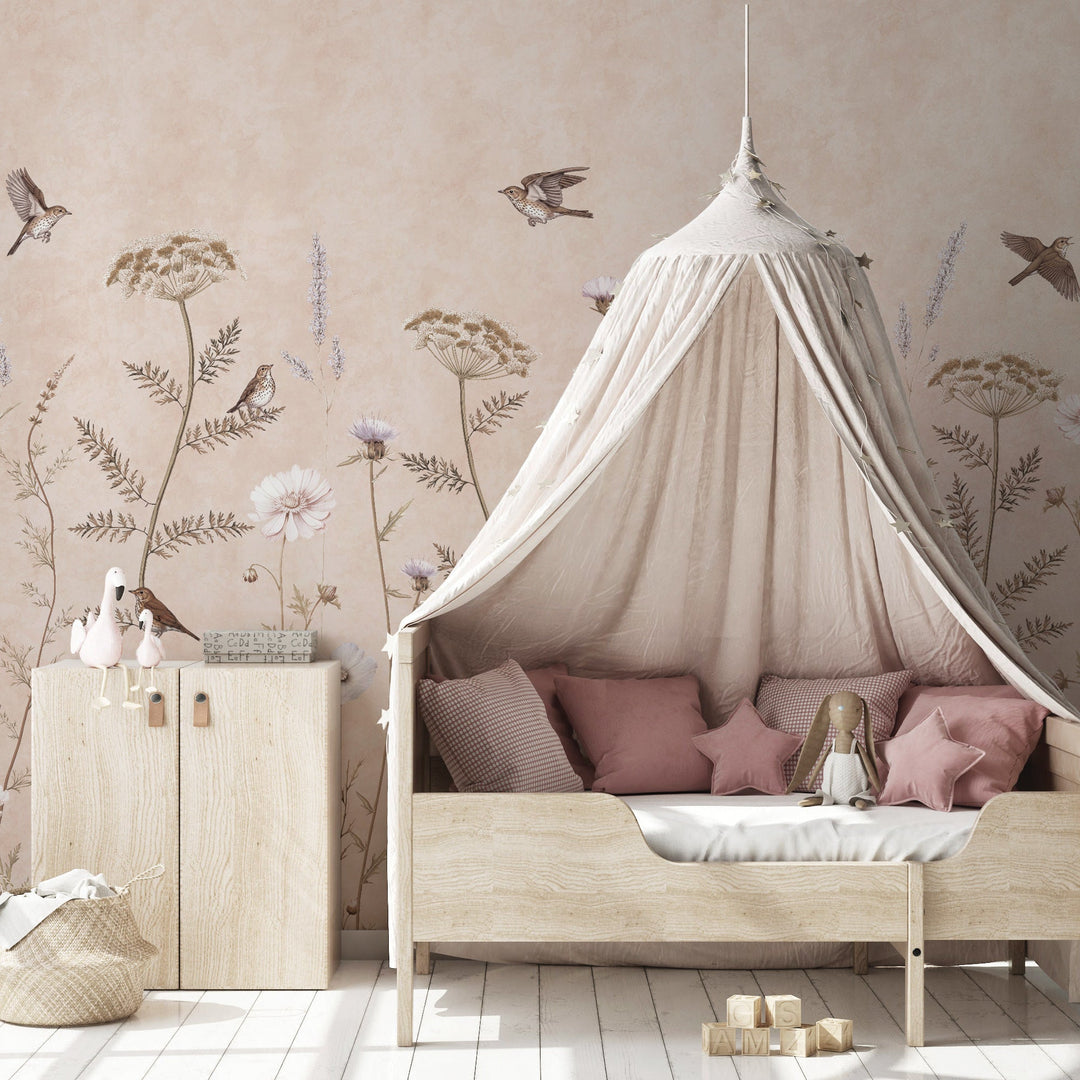 Whimsical Garden in Rose Gold