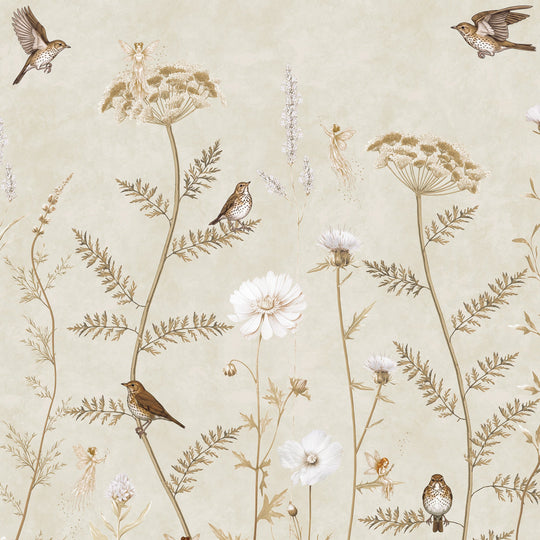 Whimsical Garden in Gold
