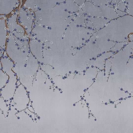 Cherry Blossoms on Indigo