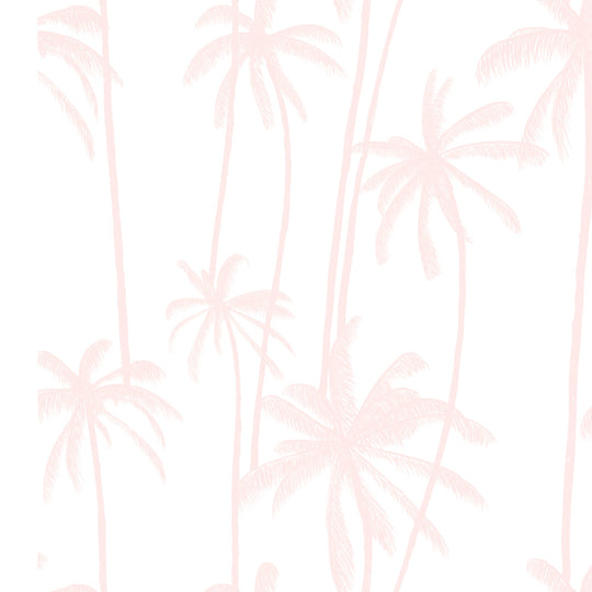 California Palms in Dusty Pink