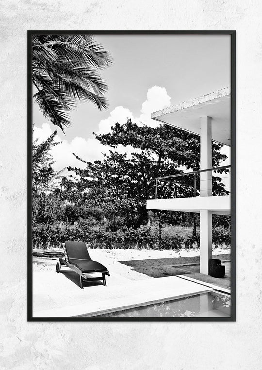 Lonely Deck Chair By The Pool