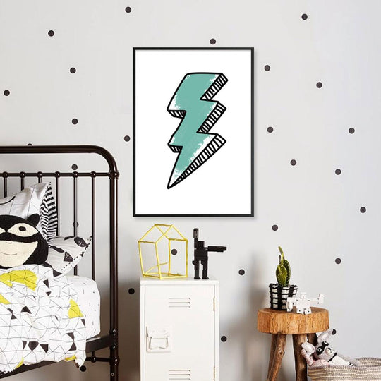 Lightning Bolt in Green