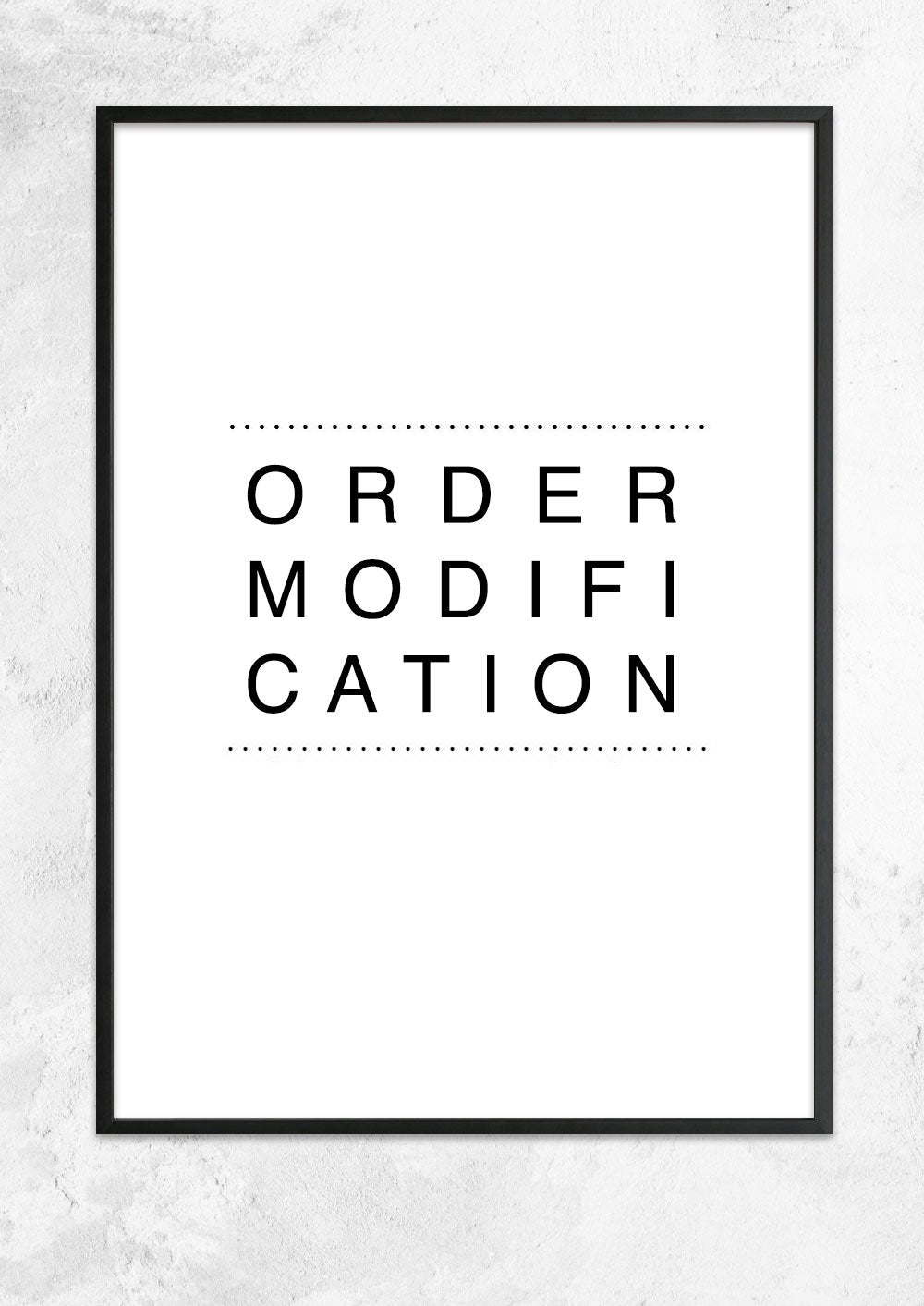 Order Modification Logo Order Modification – Stories For Walls UAE